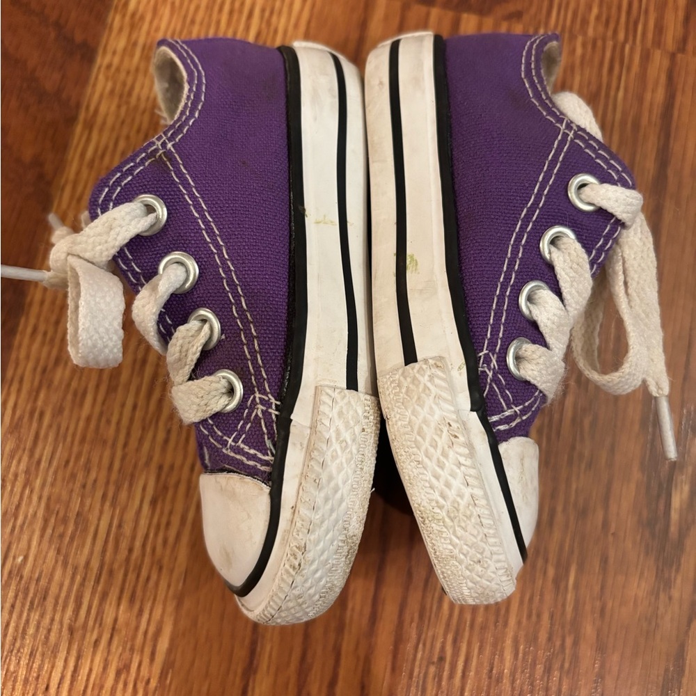 Purple Converse Sneakers Sz 4c